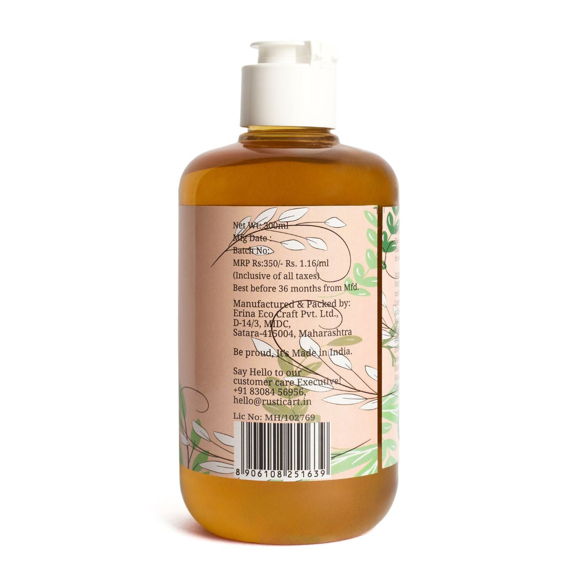 Rose Sandal Body Wash (300ml), Rustic Art