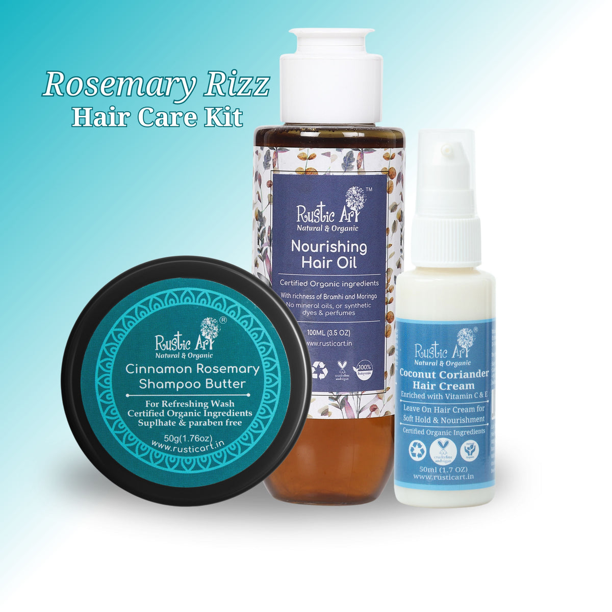 Rosemary Rizz Hair Care Kit, Rustic Art