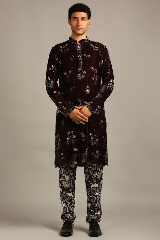 Pastel Floral Printed Kurta Set