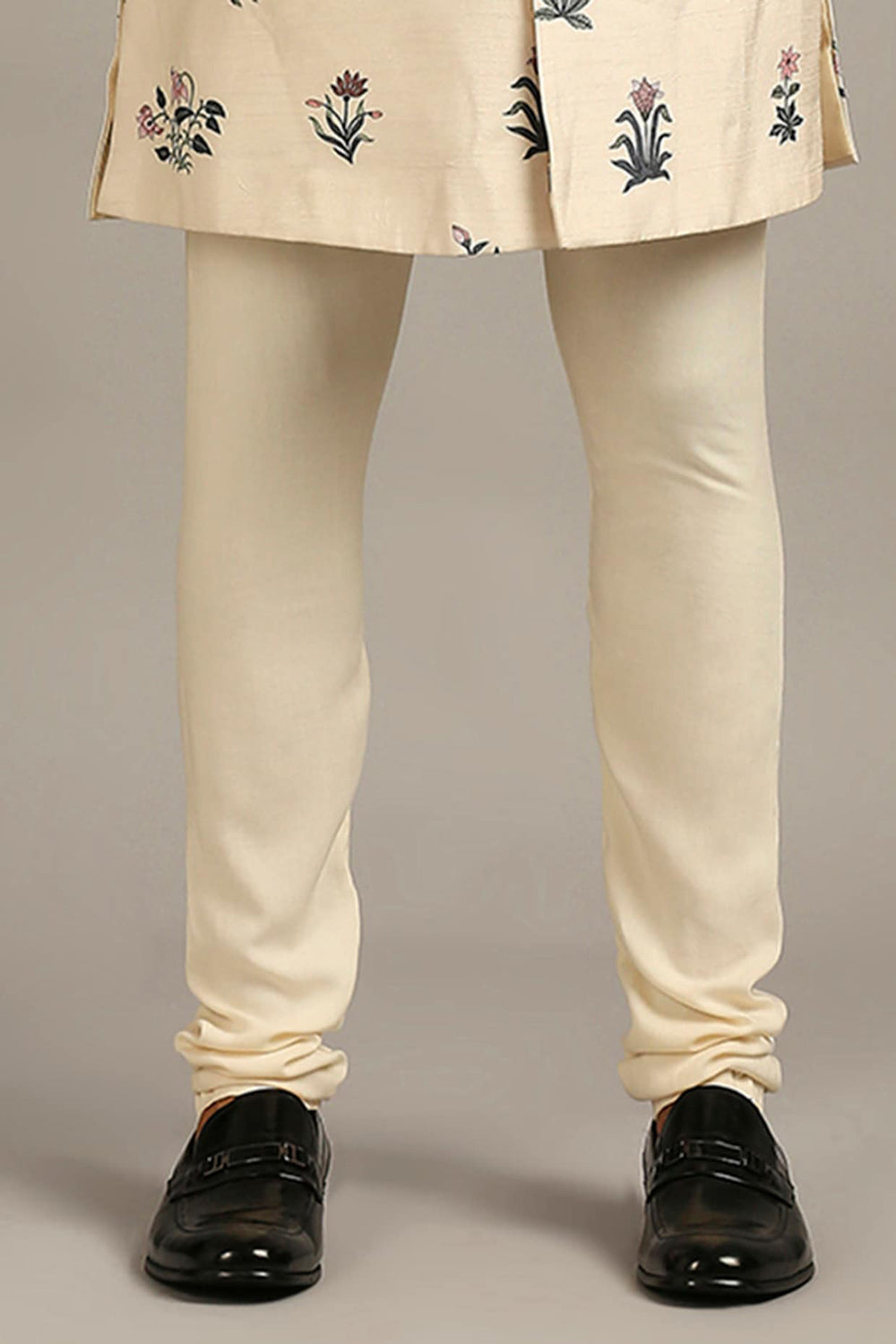 Pastel Floral Printed Sherwani Set