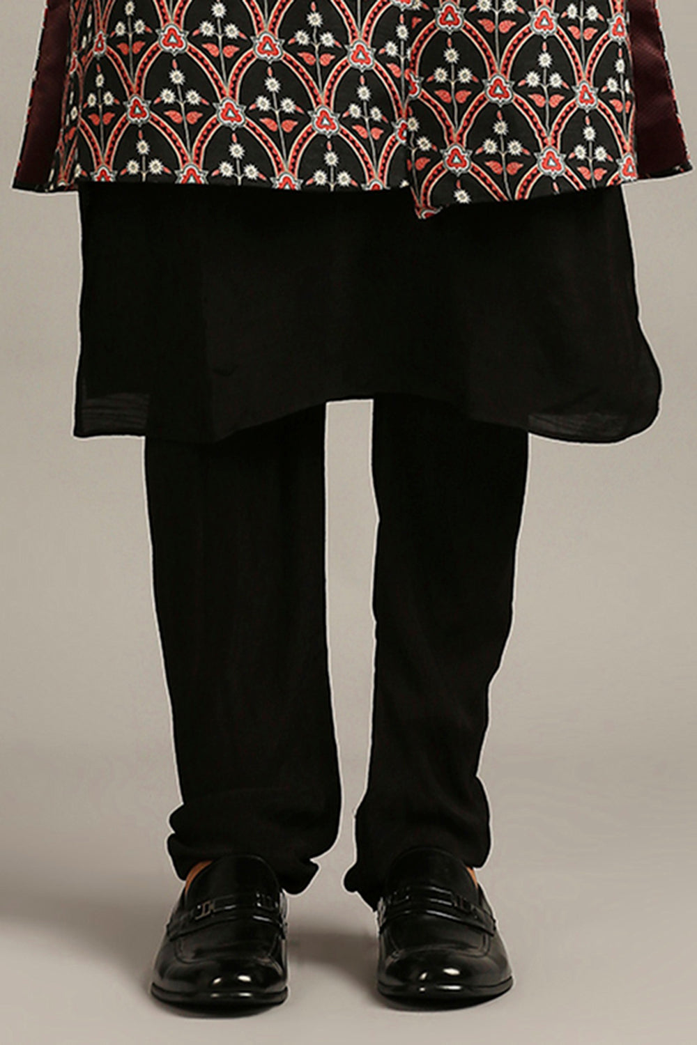 Ethnic Folklore Printed Sherwani Set