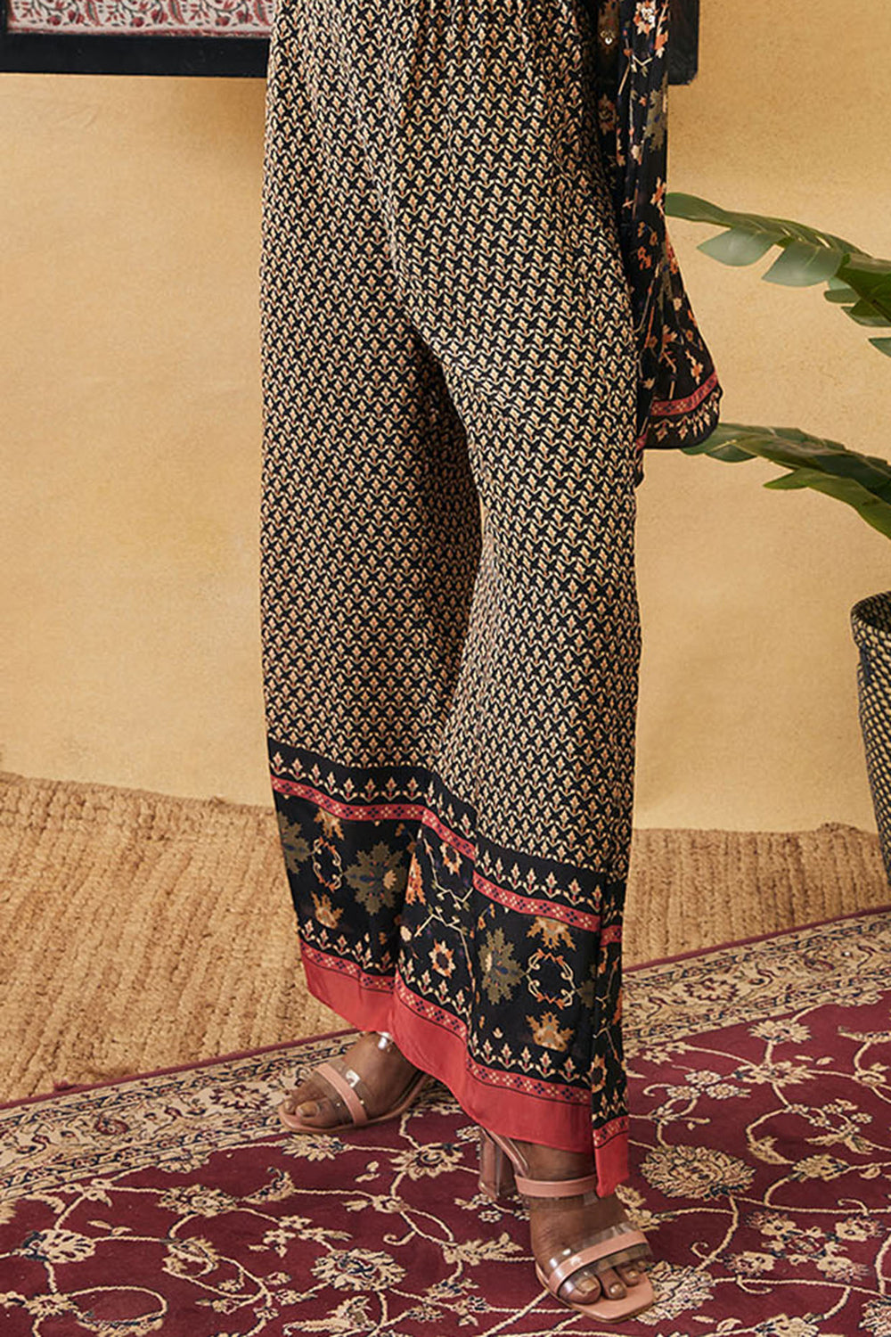 Zahra Embroidered Co-Ord Set With Jacket