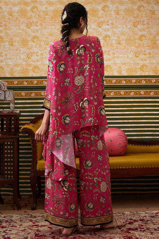 Mehr Embroidered Asymmetric Co-Ord Set