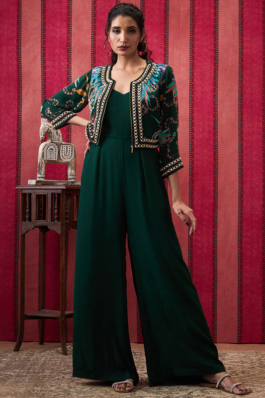 Aisha Jumpsuit With Embroidered Jacket