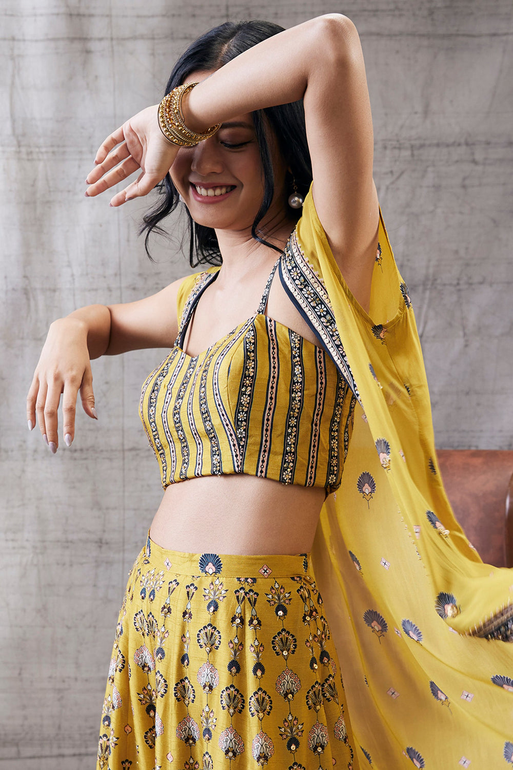 Sarouk Embroidered Co-Ord Set With Jacket