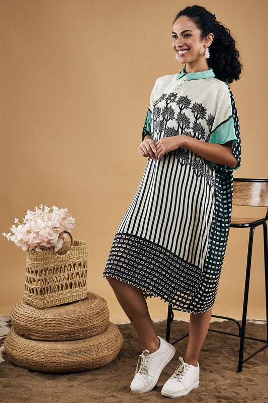 Palm Bay Printed Kimono Dress