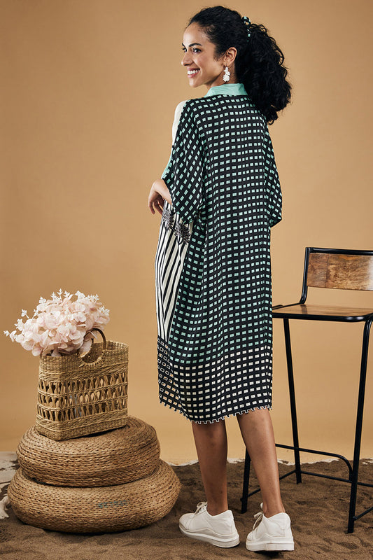 Palm Bay Printed Kimono Dress