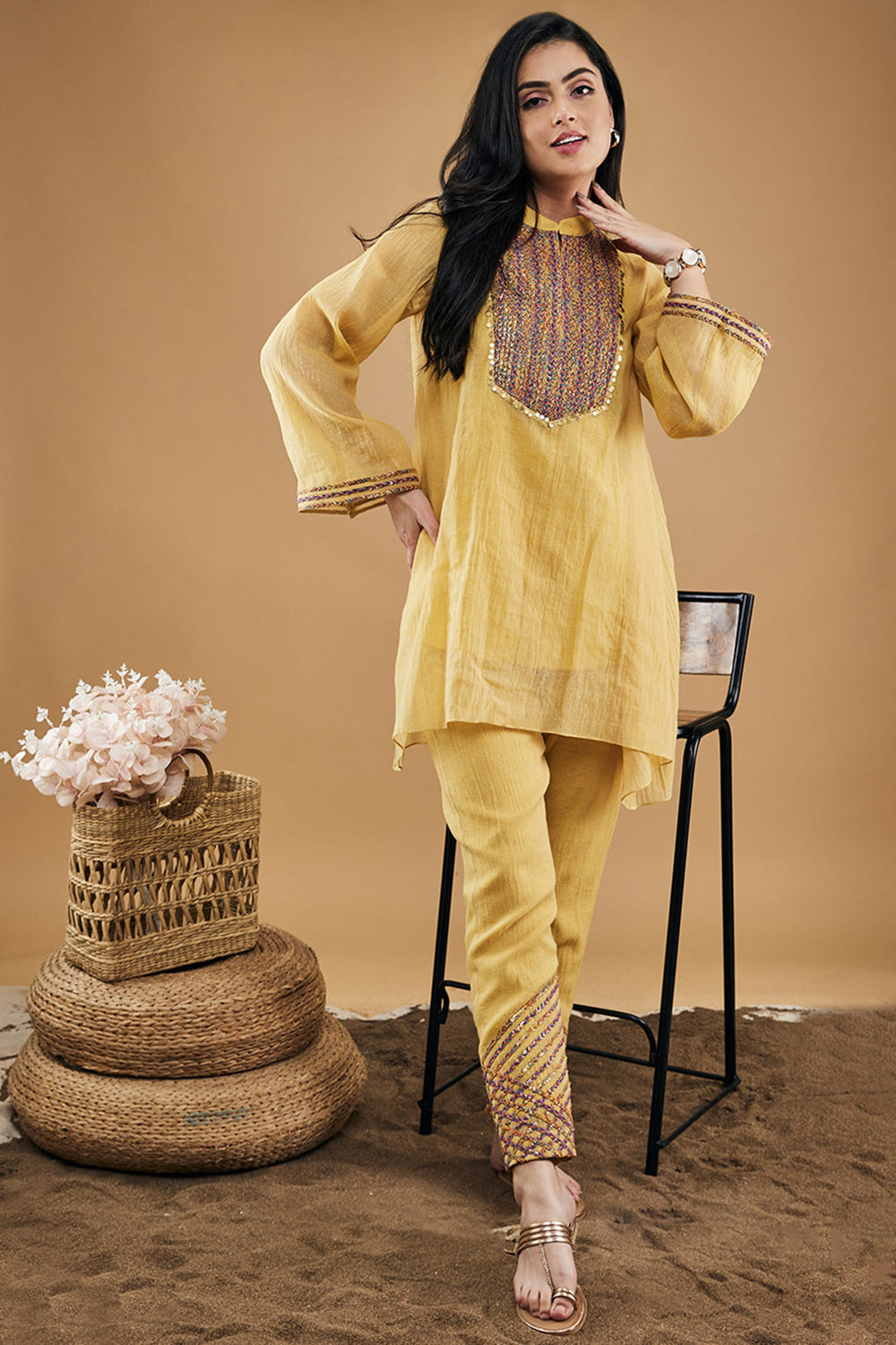 Azra Embellished Kurta Set