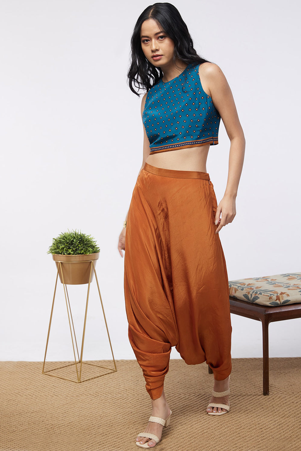 Elements Printed Co-Ord Set With Jacket