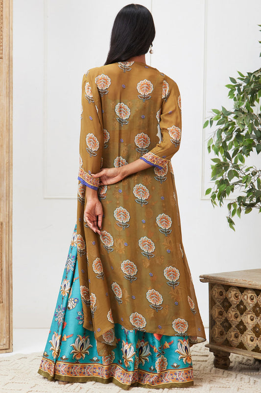 Tabriz Embroidered Palazzo Set