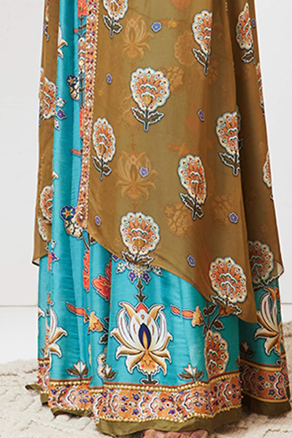 Tabriz Embroidered Palazzo Set