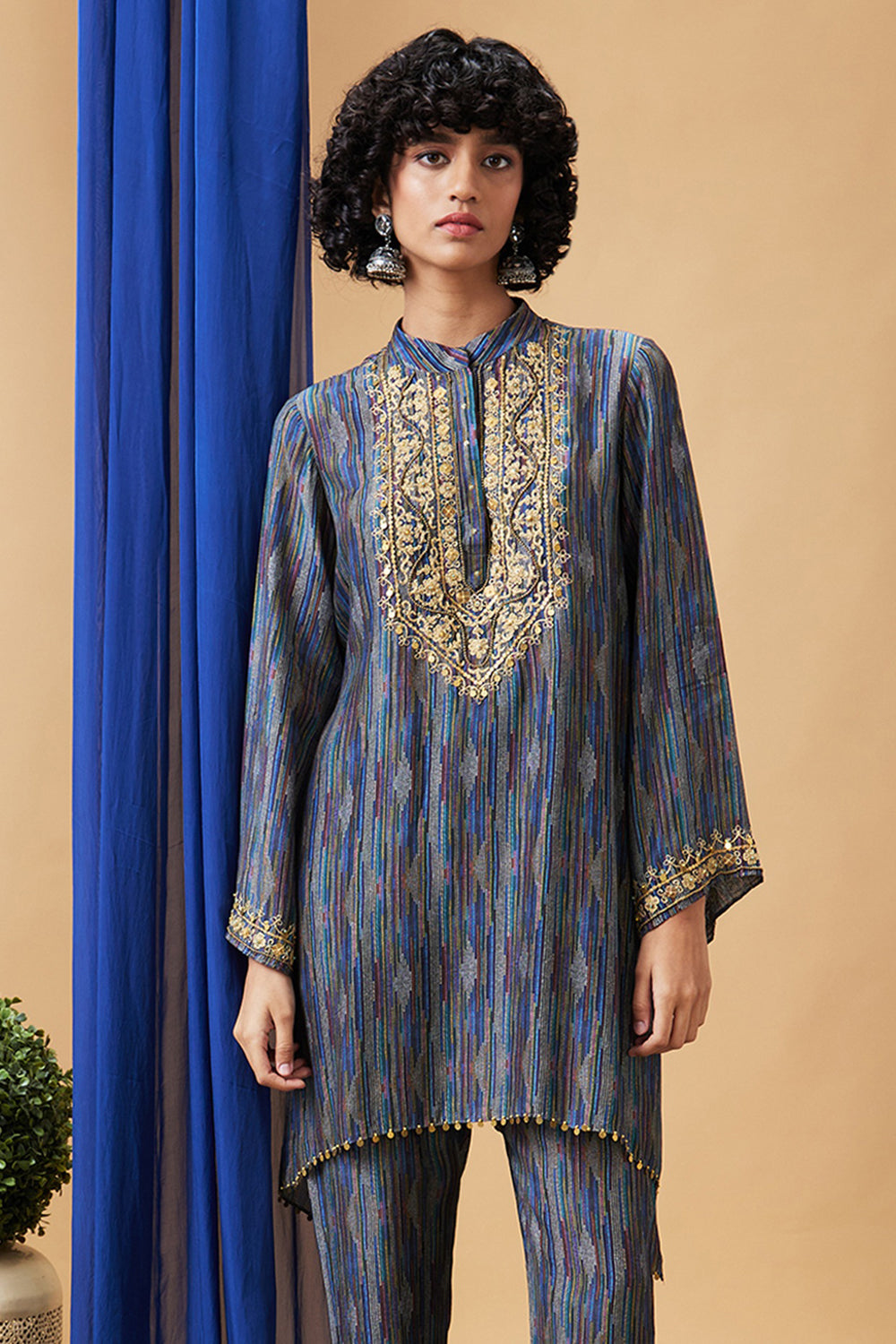 Elara Embroidered Kurta Set