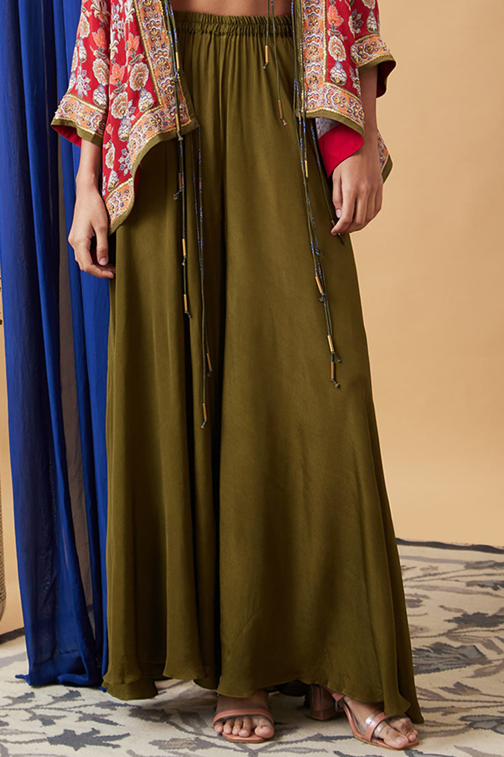 Tabriz Embroidered Palazzo Set