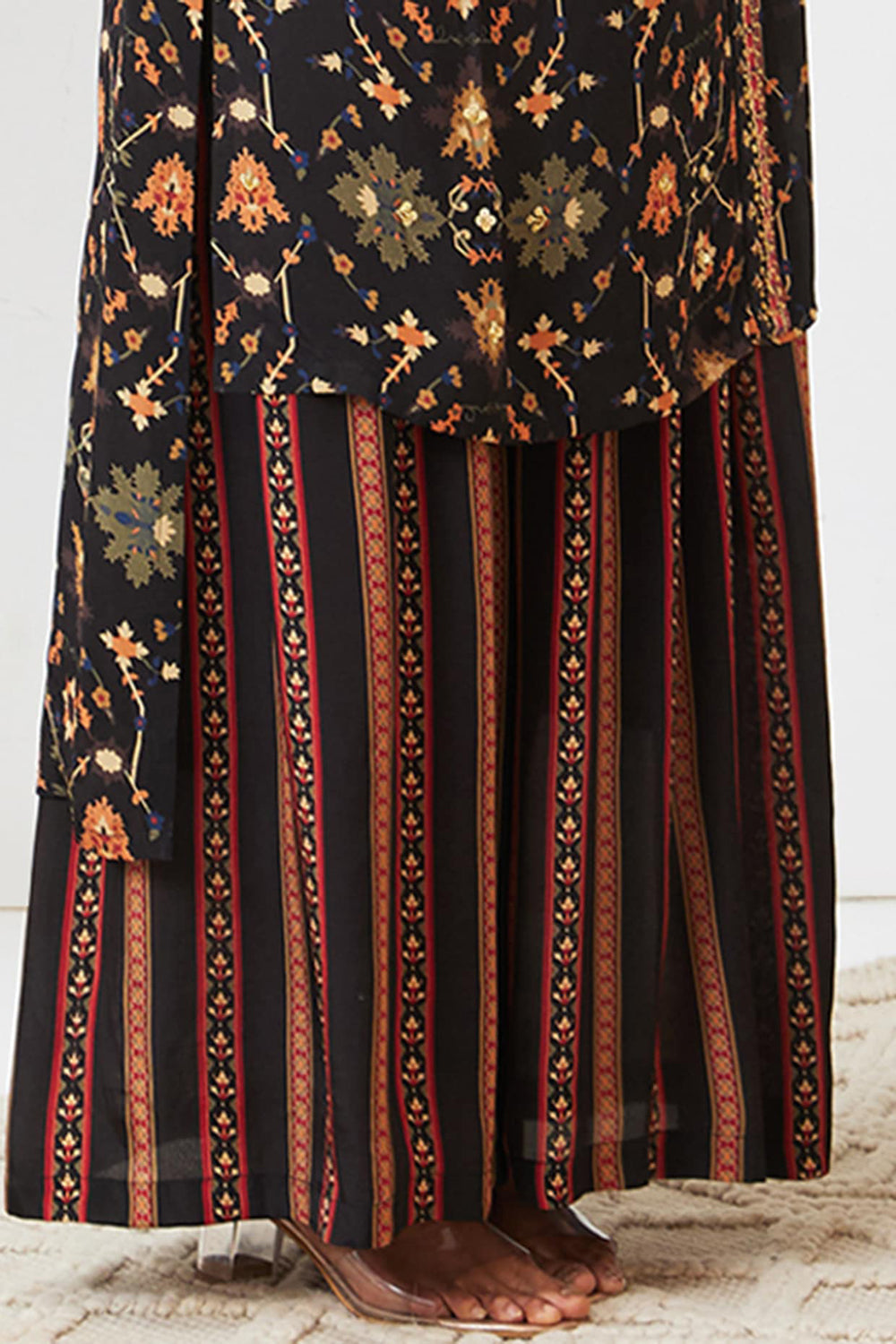 Zahra Printed Angarkha Kurta Set