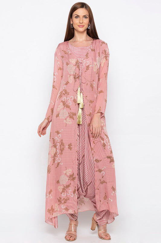 Winddance Printed Jumpsuit With Jacket