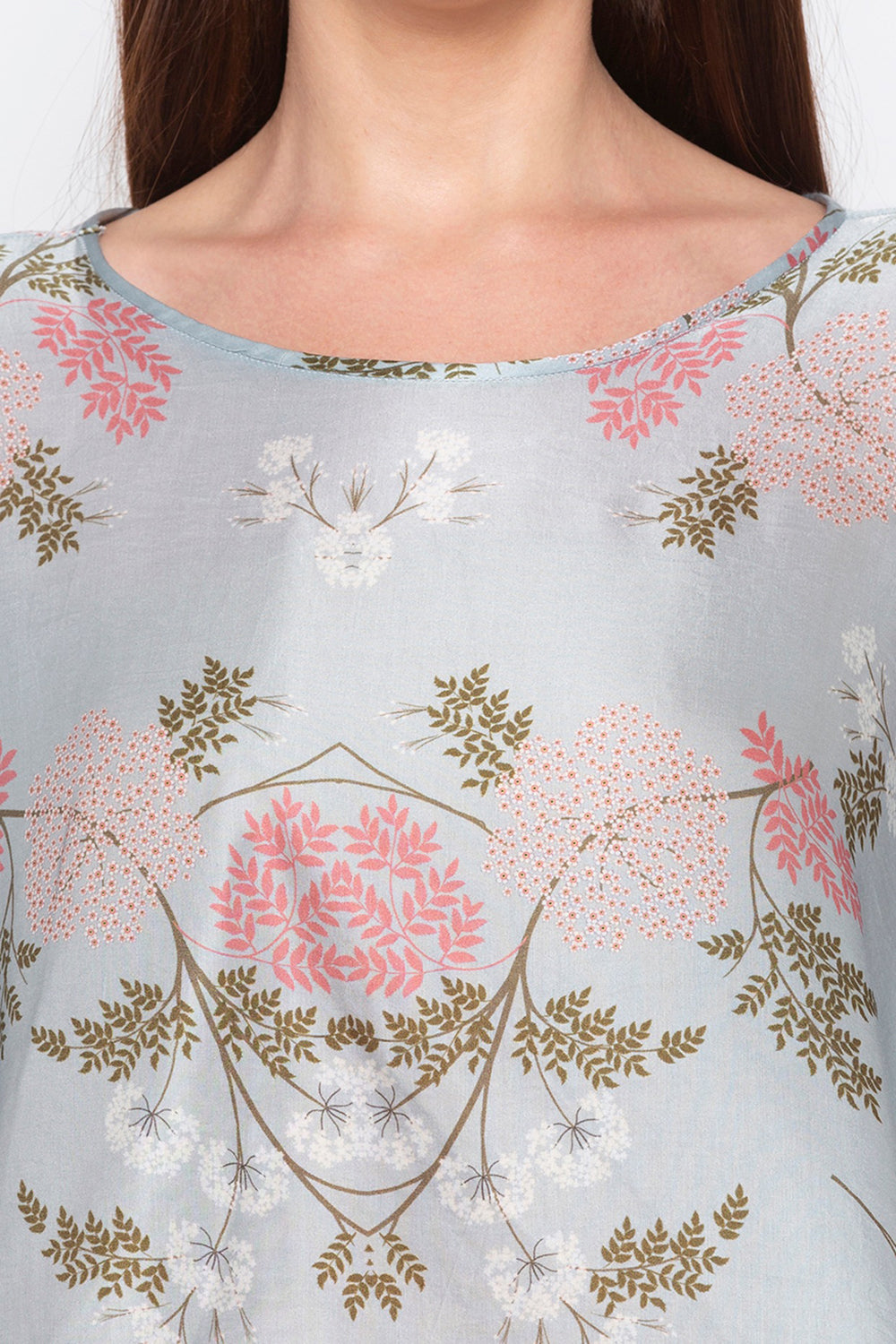 Windance Printed Asymmetrical Top With Dhoti