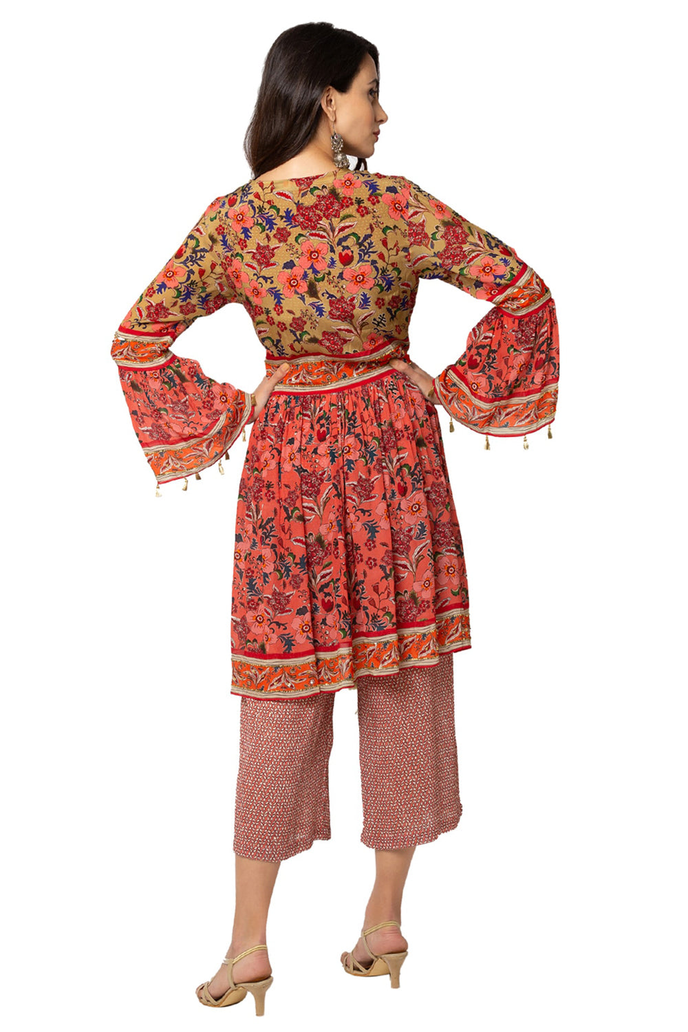 Printed Jumpsuit With Jacket