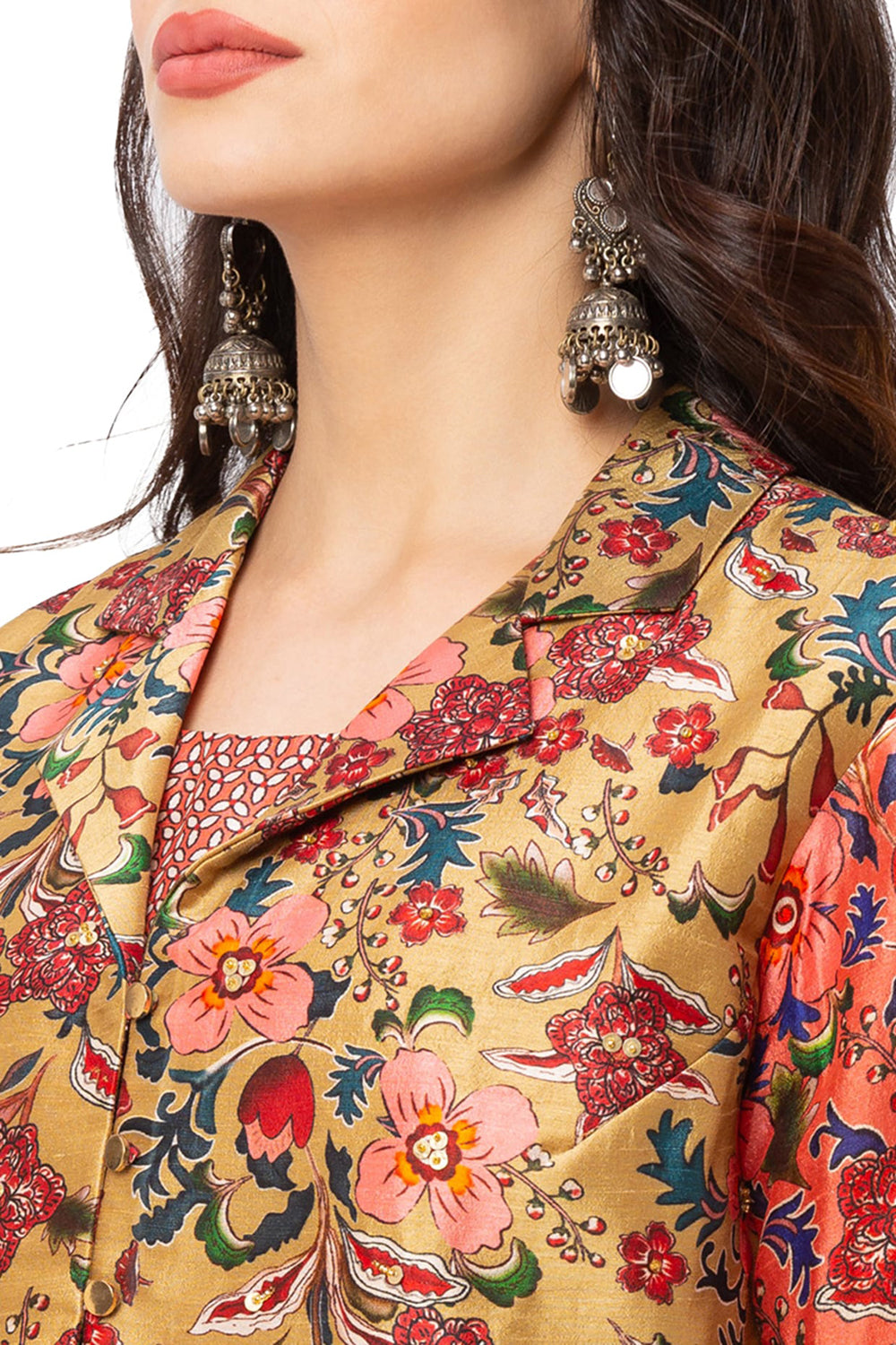 Double Layer Pant Jumpsuit With Jacket