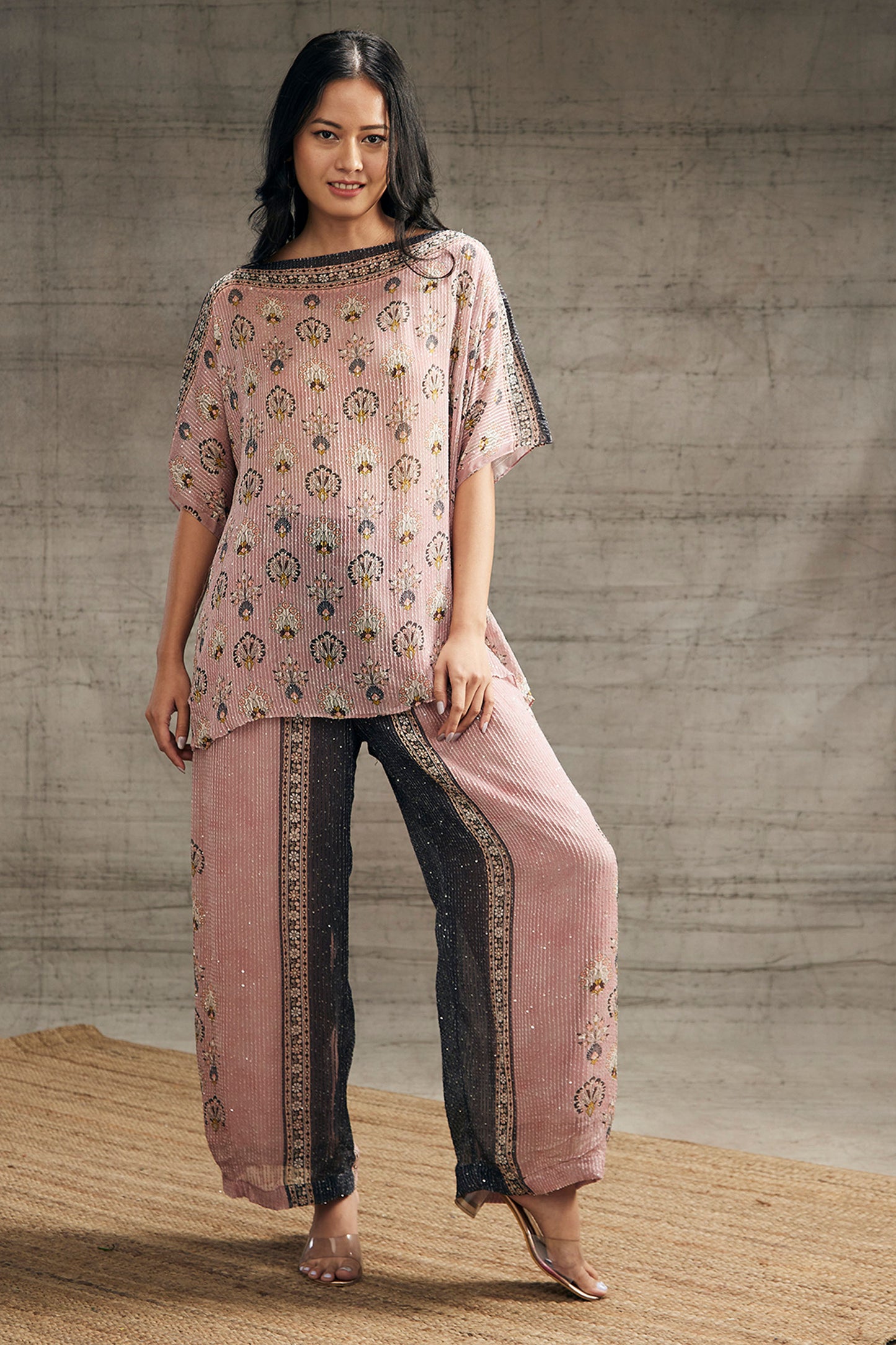 Sarouk Pink Sequin Co-Ord Set