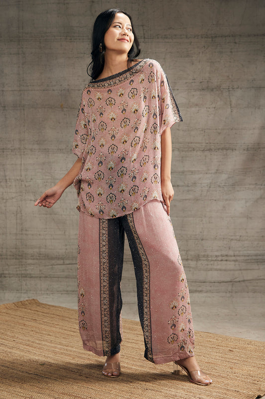 Sarouk Pink Sequin Co-Ord Set