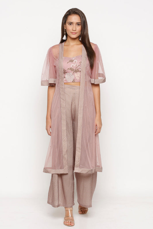 Windance Printed Pant Set With Jacket