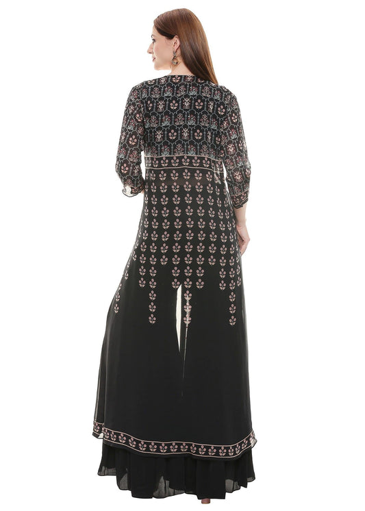Embellished Sharara Set with Jacket