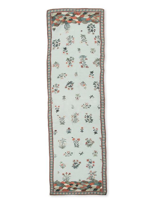 Pastel Bloom Printed Scarf
