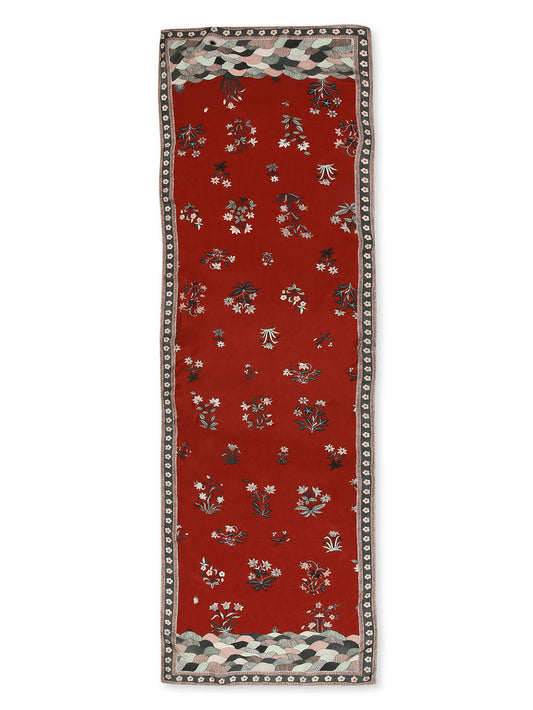 Night Floral Printed Scarf