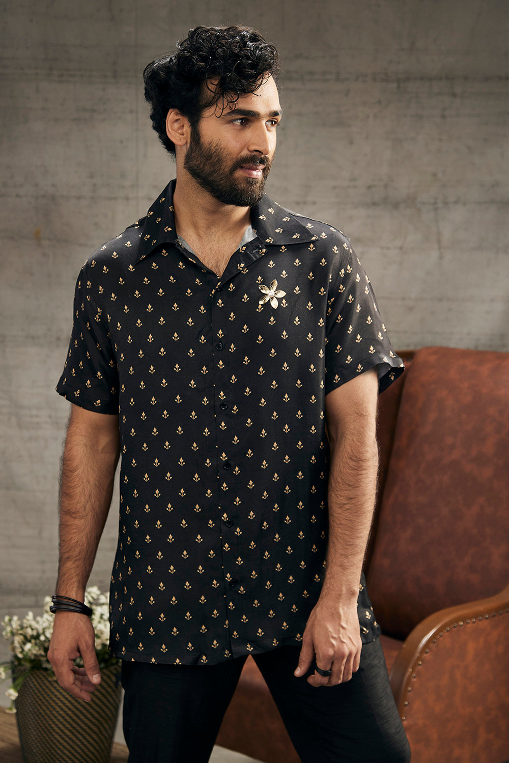 Zahra Printed Shirt With Pants