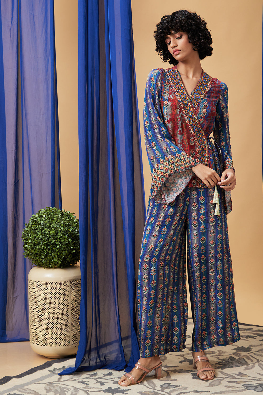 Adah Embroidered Angarkha Set