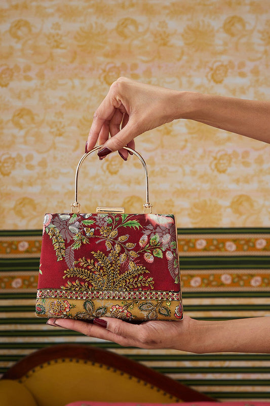 Mehr Embroidered Clutch Box