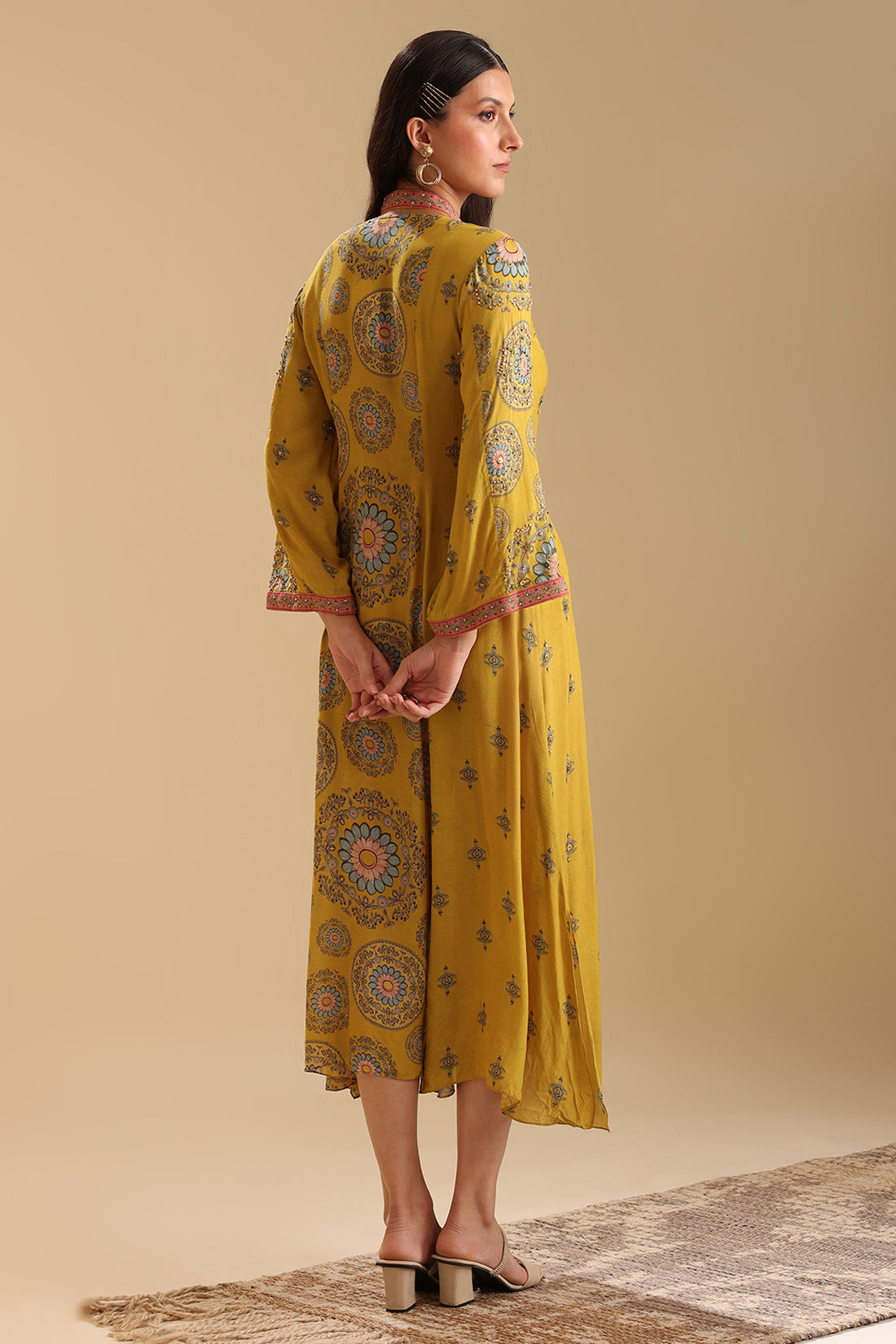 Eraya Embellished V-neck Dress