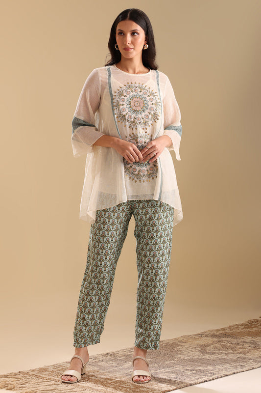 Eraya Applique Asymmetric Co-ord Set