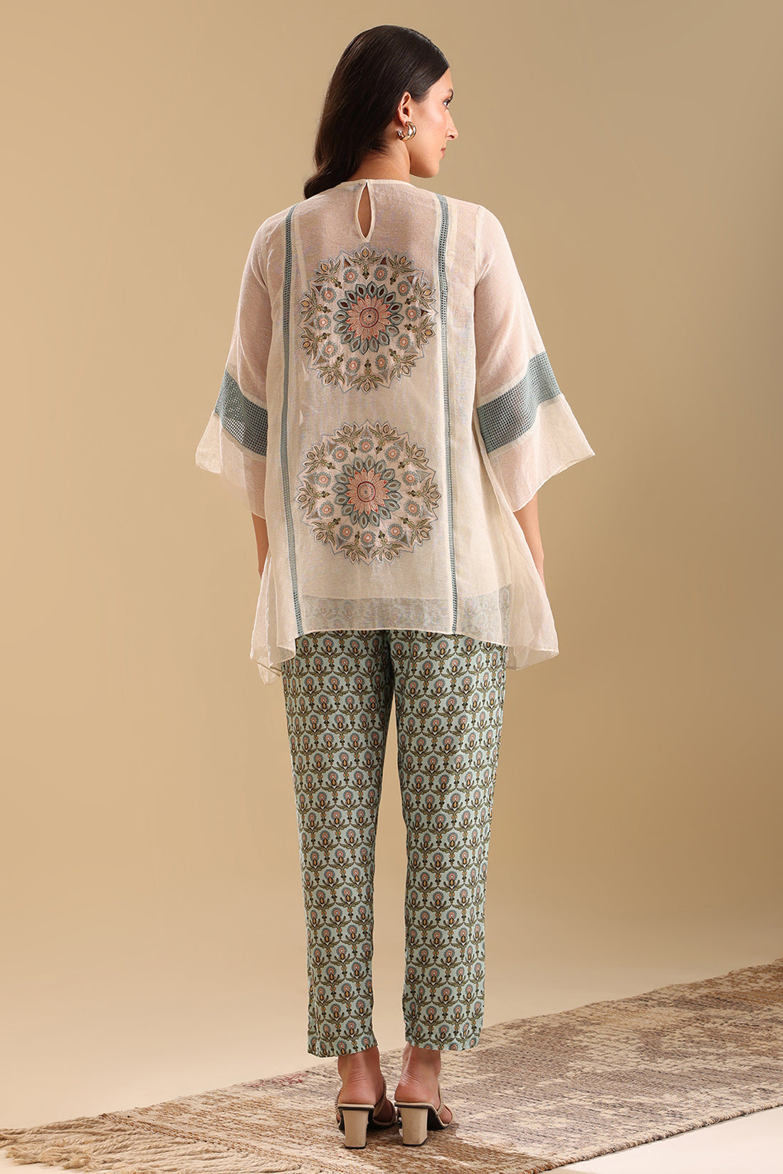 Eraya Applique Asymmetric Co-ord Set