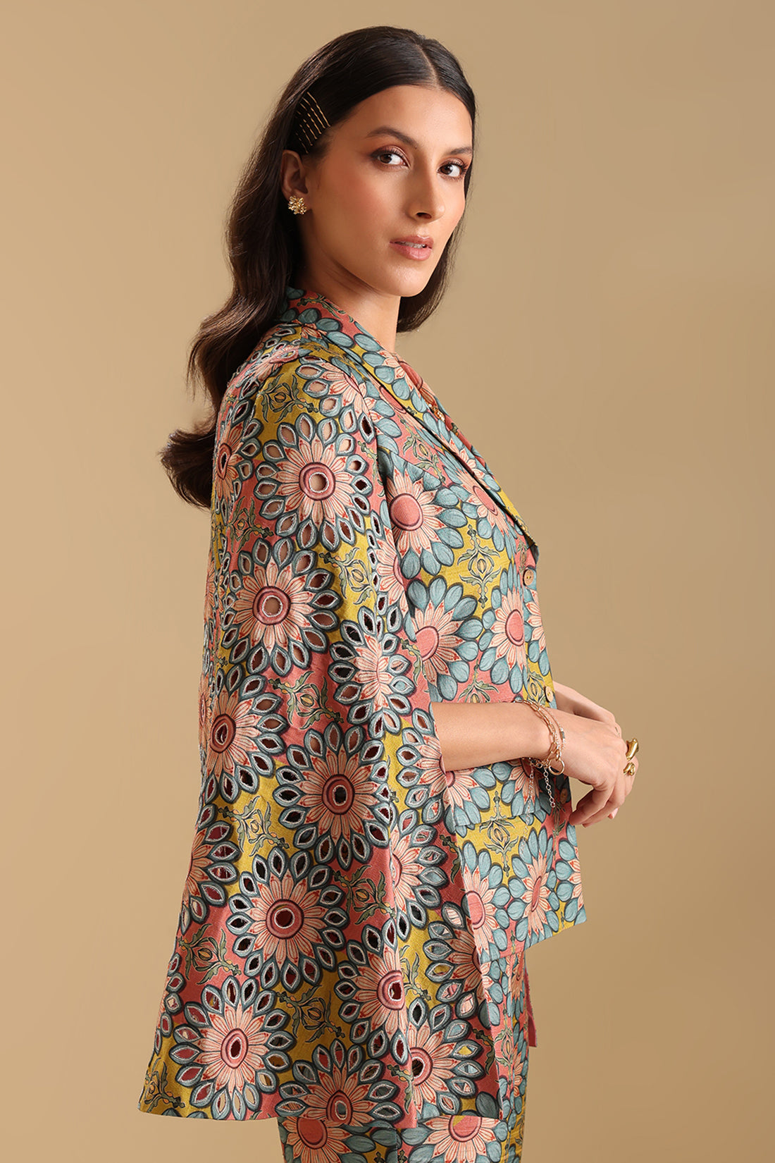 Eraya Embellished Blazer Set