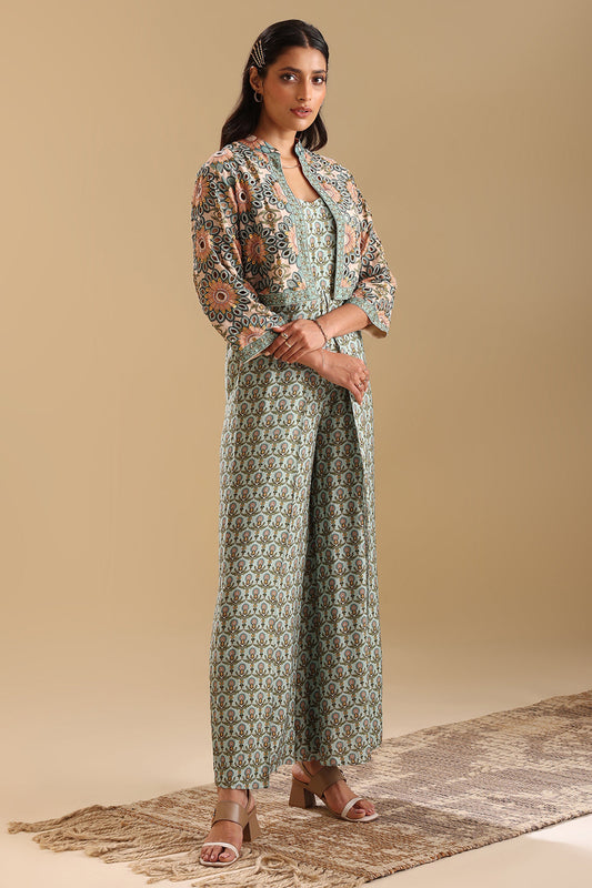 Eraya Embellished Jumpsuit Set