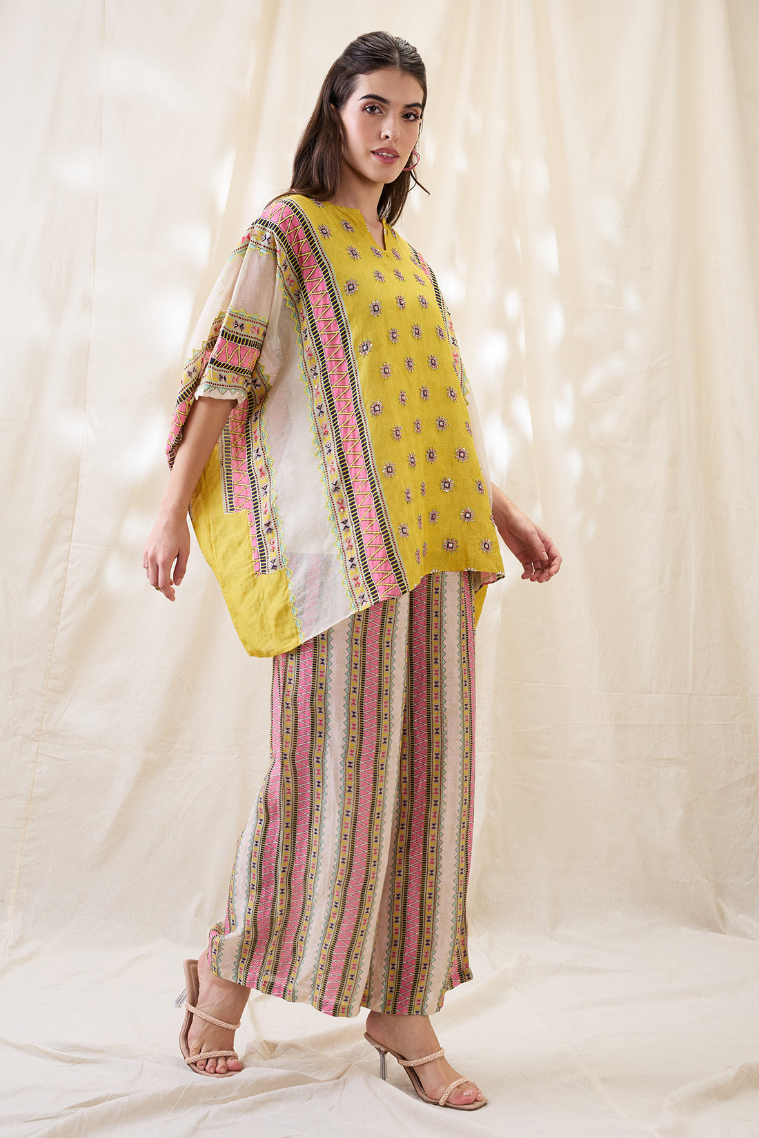 Nooma Printed kimono co-ord set