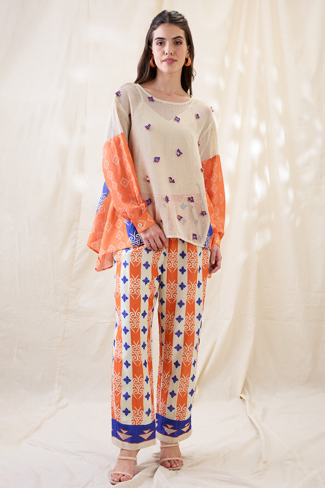 Kitchra Appliqued co-ord set