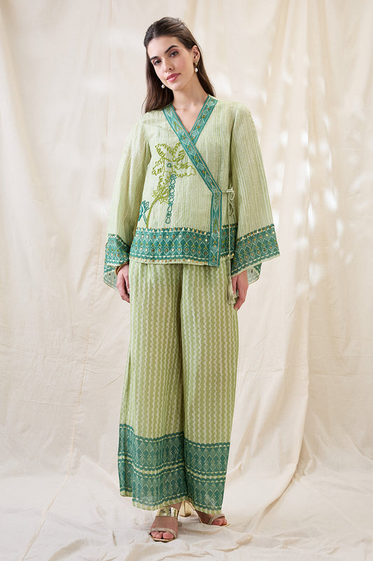 Noorani embellished angarkha set