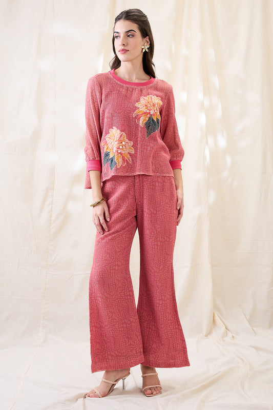 Ravya appliqued co-ord set