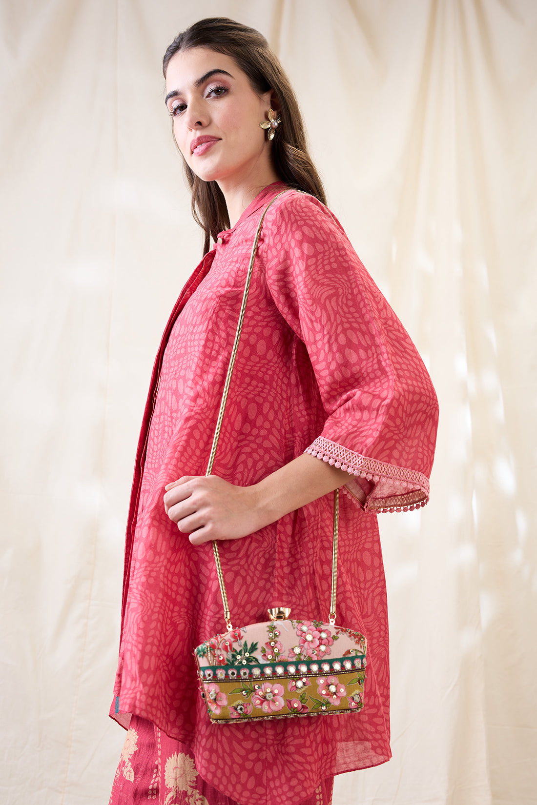 Tamaya embellished clutch bag