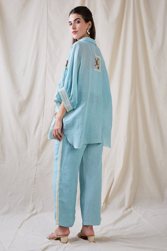 Gulzaar appliqued co-ord set