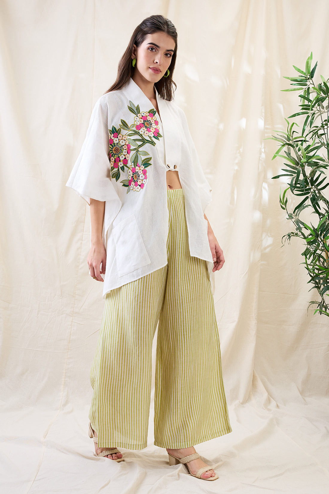 Gulzaar appliqued co-ord set