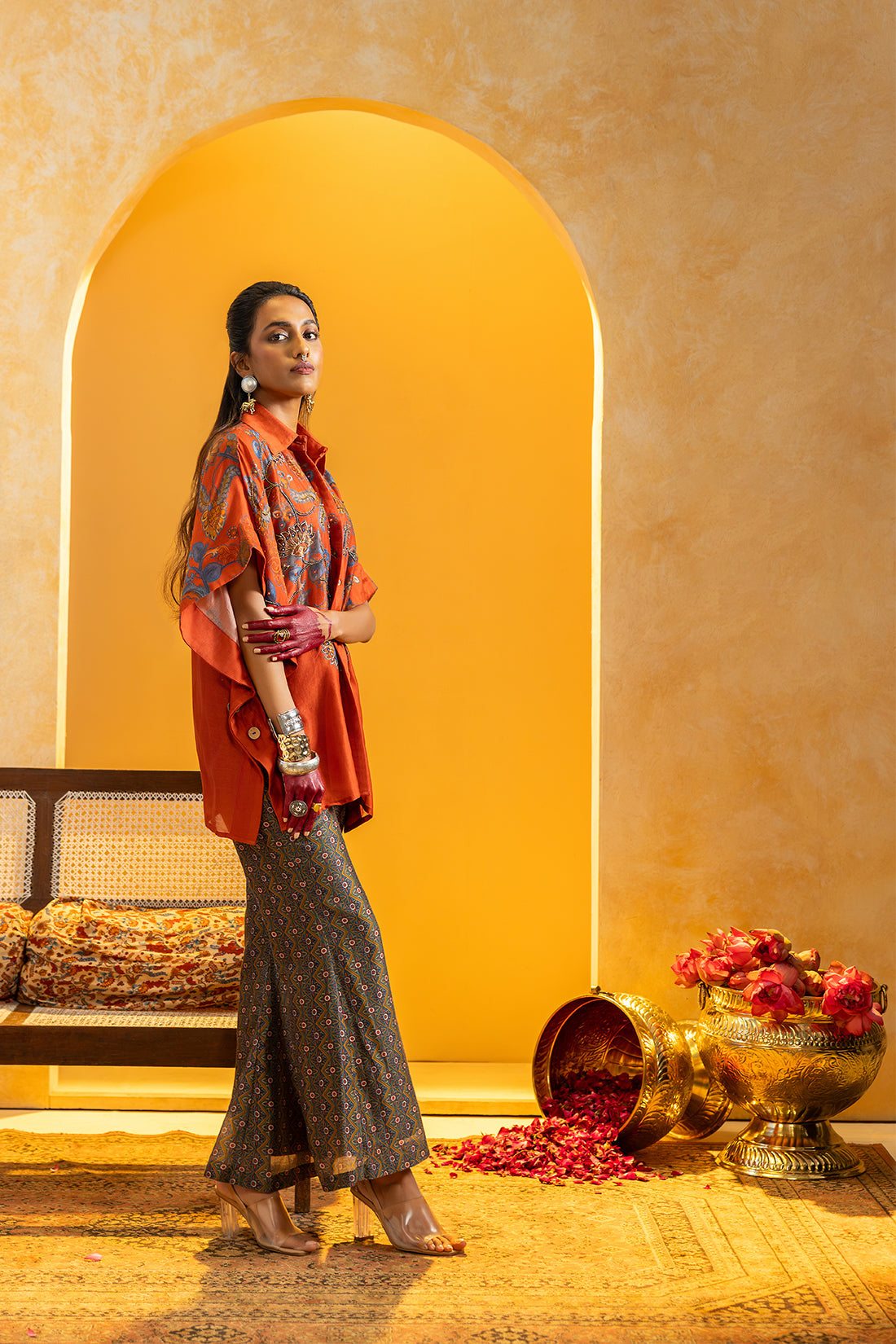 Rangtara embellished  co-ord set