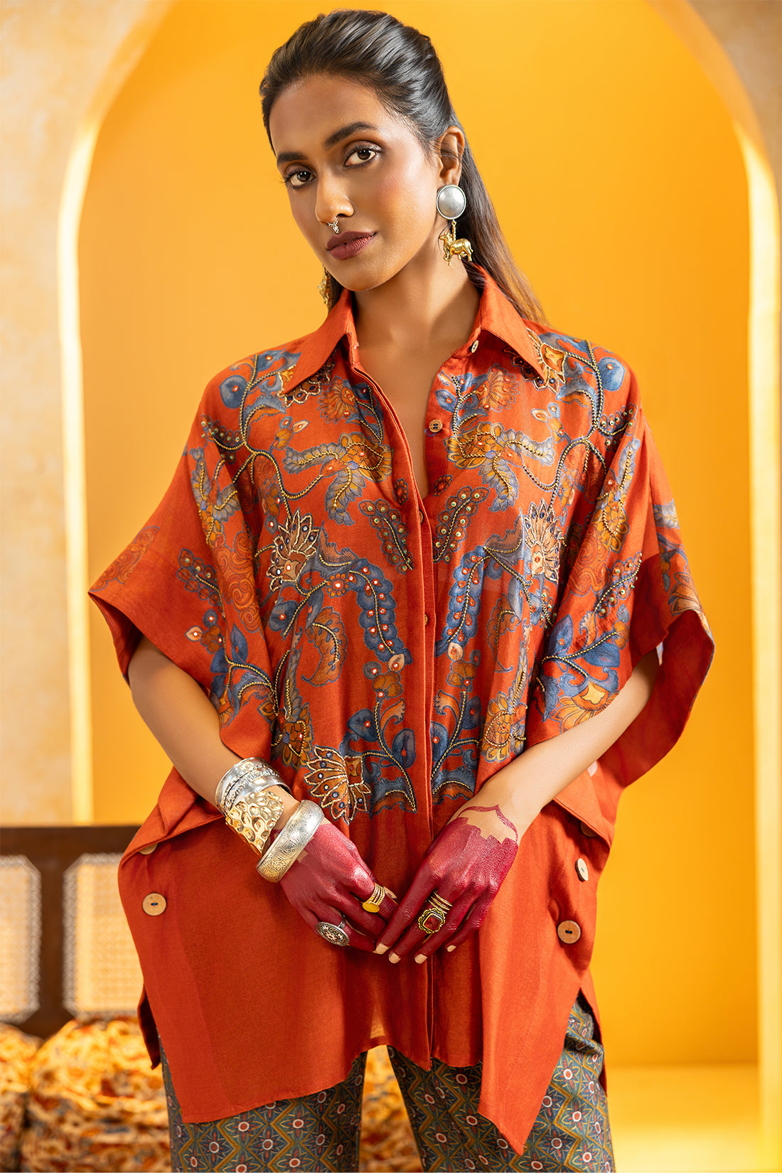 Rangtara embellished  co-ord set