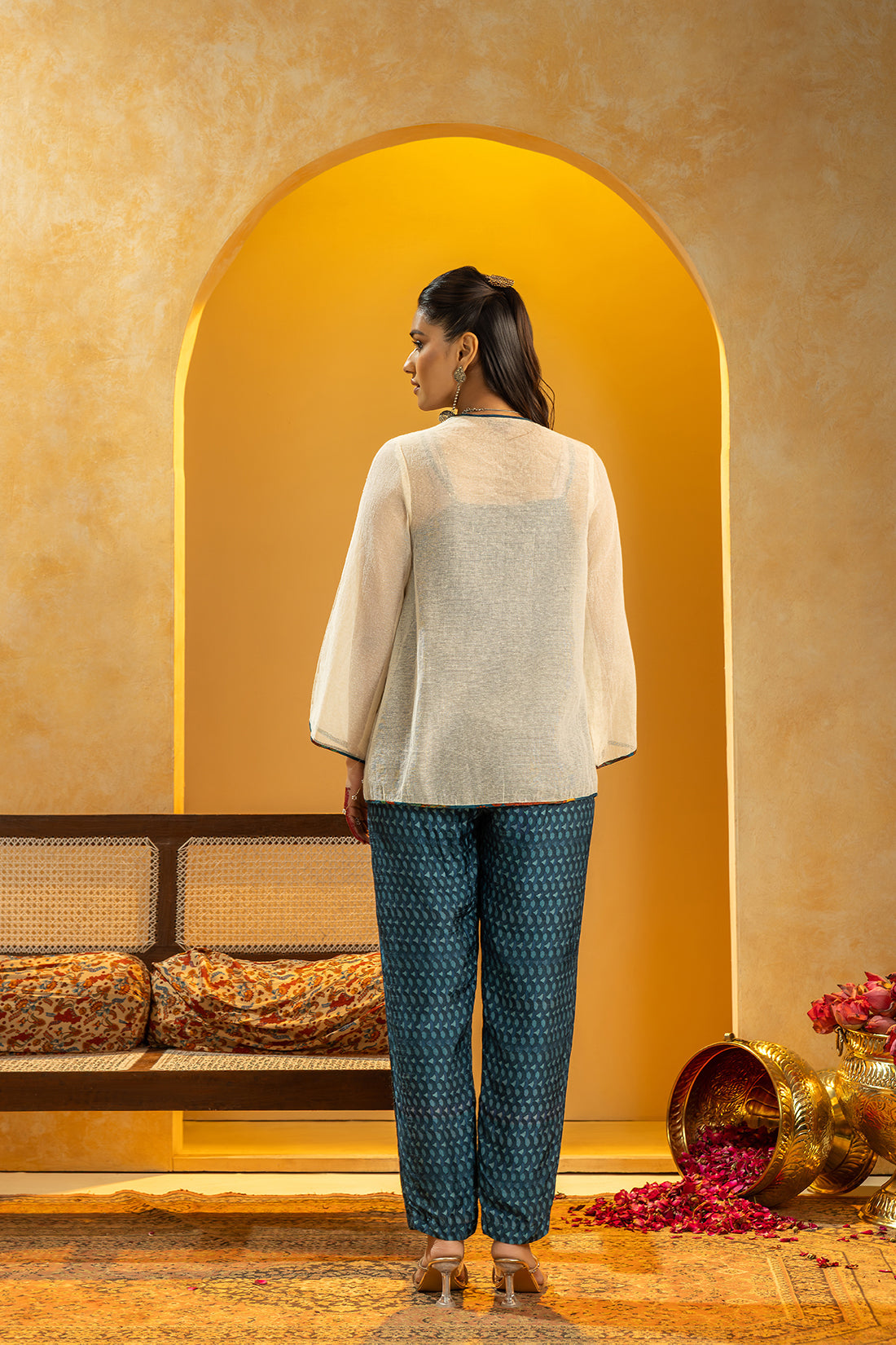 Rangtara Appliqued co-ord set