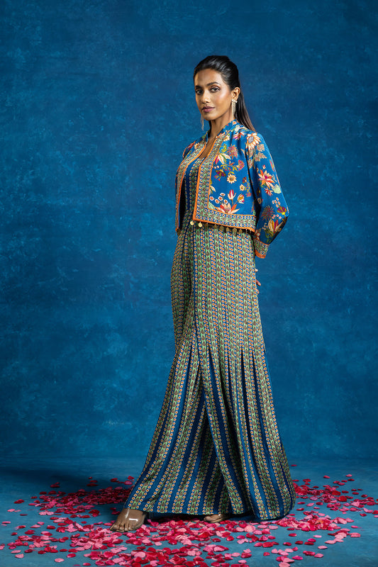 Aarani embellished jumpsuit set