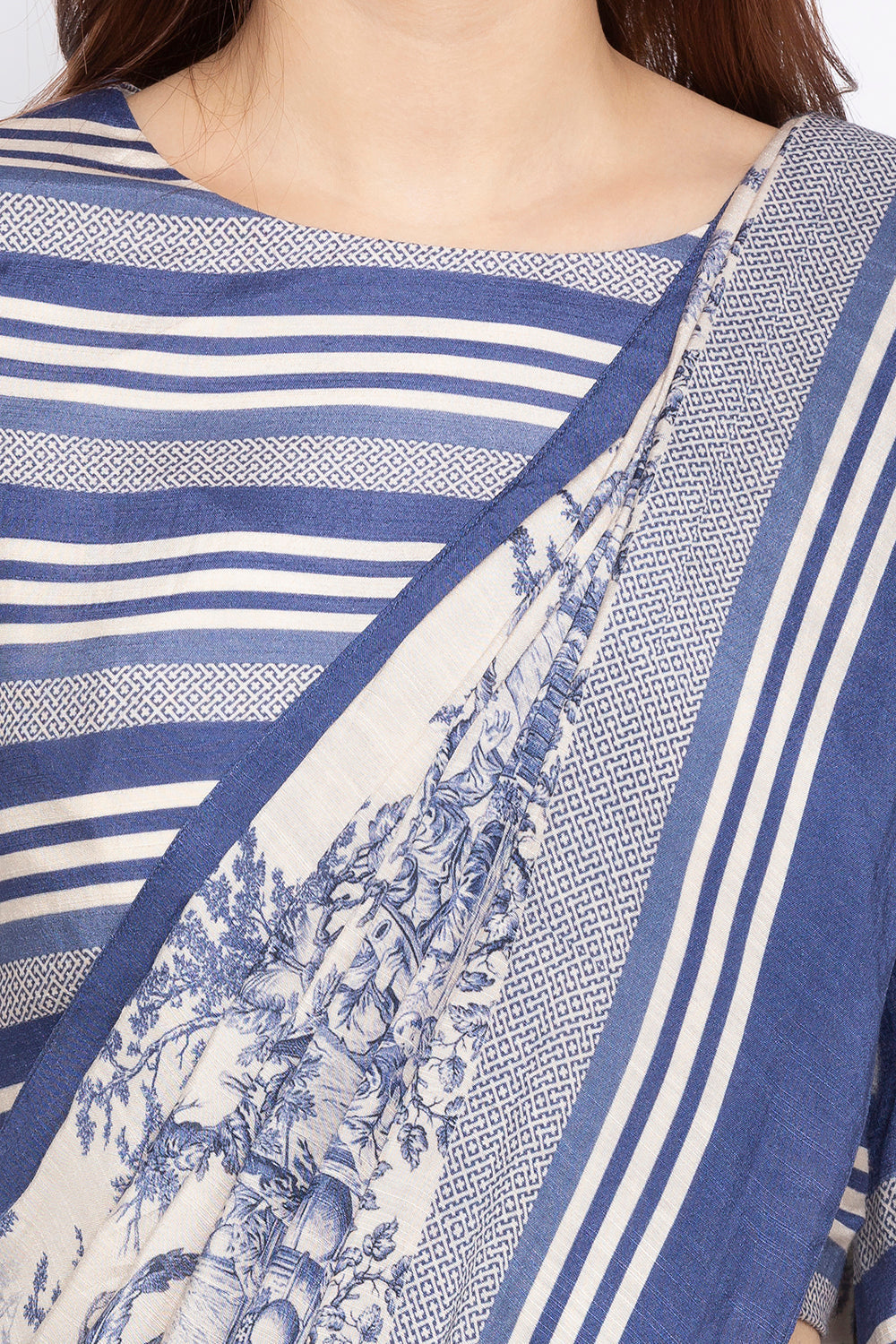 French Toile Printed Saree