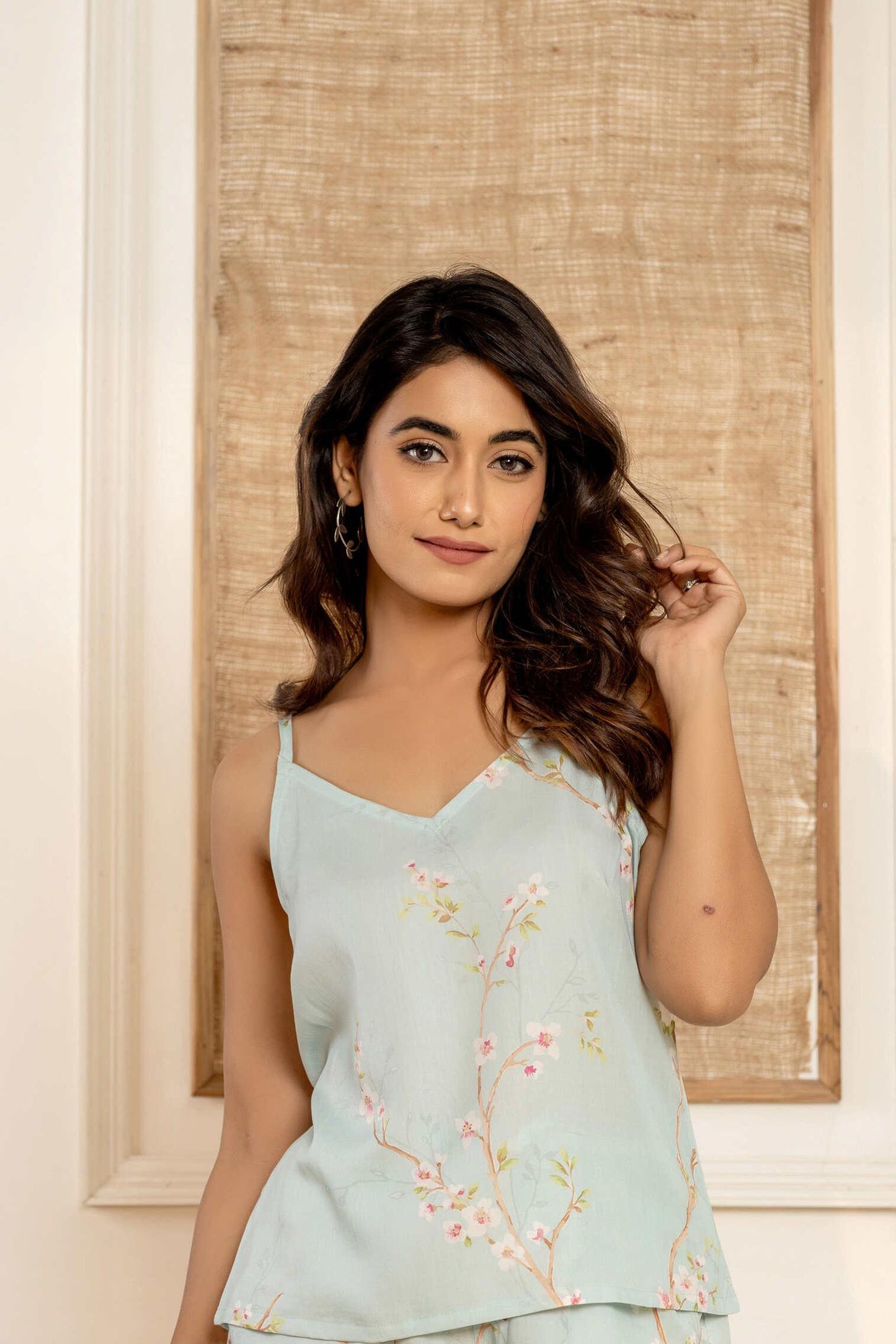 Floral Dreams (spagetti straps) Lounge wear | 100% Tencel Fabric