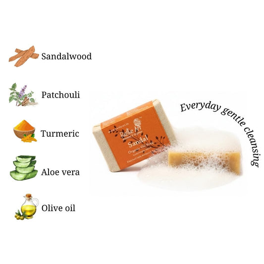 Sandal Soap (100gm), Rustic Art